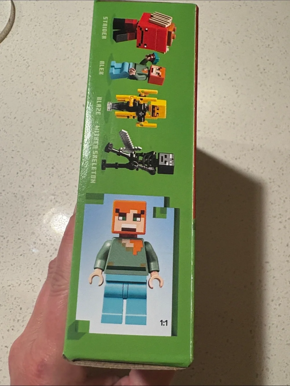 Lego Minecraft Nether Lava Battle - Orange, Red, Black, Yellow